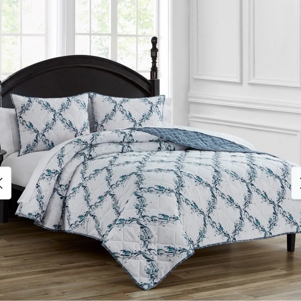 MARQUIS by WATERFORD Woodmere 3PC Quilt Set